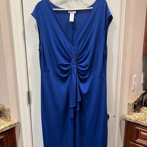Lizzatti Blue Sleeveless Dress Sz 18w